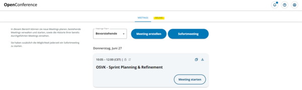 Räume im Buchungsportal