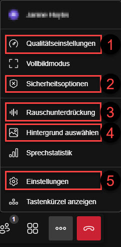 Weitere Einstellungen